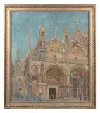 Venise, la basilique Saint Marc by Walter Sickert, vers 1901, Toile, sold Jun 2025