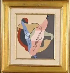 Composition by Georges Valmier, vers 1930, Gouache, sold Jun 2025