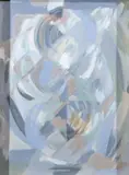 Triade by René-Maria Burlet, 1955, Gouache, sold Oct 2025