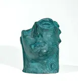 Centurion by Igor Mitoraj, 1985, Épreuve en bronze à patine verte, sold Oct 2025