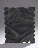 Sans titre by Pierre Dedieu, 1957, Panneau aux nuances vertes Bas-relief en bois sculpté et patiné, sold Oct 2025