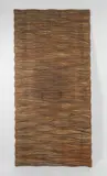 Lignes ondulantes Très grand by Pierre Dedieu, Panneau bas-relief en bois sculpté à patine nuancée, non signé, sold Oct 2025