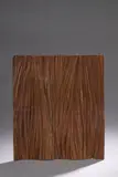Sans titre by Pierre Dedieu, 1970, Panneau aux stries verticales Bas-relief en bois sculpté et patiné, sold Oct 2025