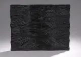 Sans titre by Pierre Dedieu, 1959, Panneau aux stries horizontales Bas-relief en bois sculpté et patiné, sold Oct 2025