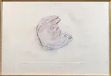 Sans titre ou Baby-Mine, (état unique by Jean Fautrier, Eau-forte et aquatinte en couleurs, sold Oct 2025
