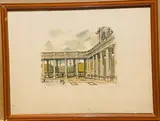 Le palais royal by Pierre Pages, Lithographie représentant le Palais Royal, sold Sep 2025