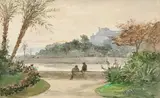 Parc à Villefranche by Alexis Mossa, Aquarelle, sold Sep 2025