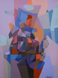 Sans titre [Abstraction] by Carlo Marangio, Gouache sur papier, sold Sep 2025