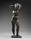 La coiffure by Jean Daniel Guerry, Épreuve en bronze, sold Sep 2025
