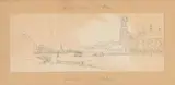 Vue de Landschut" by Dominique Vivant Denon, 1809, Crayon noir, sold Sep 2025