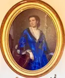 Portrait d'Emma Cabibel, épouse de Bernard de Gontaut Biron by Jean-François Batut, 1862, Pastel ovale, sold Sep 2025