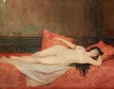 Odalisque by Paul-Maurice Duthoit, Toile, sold Oct 2023