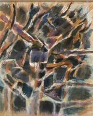 Sans titre by Jean Le Moal, 1959, Aquarelle sur papier, sold Jun 2023