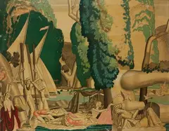 Where is the bower beside the silver Thames ? by Jean Dupas, Panneau lithographique en couleurs, sold May 2023
