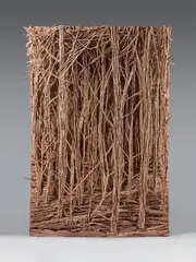 Forêt by Eva Jospin, Collage de carton ondulé monté sur un châssis en bois, sold Jun 2024