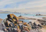 Pors Even by Franck Sordot, 2013, Aquarelle, sold Jun 2024