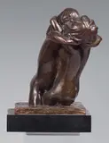 Étreinte by Arno Breker, Épreuve en bronze à patine brune nuancée, fonte d'édition à cire perdue de E, sold Jun 2024