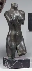 Corps de femme by Arno Breker, Épreuve en bronze à patine brune nuancée verte, fonte d'édition de Schmäke-Dusseldorf, sold Jun 2024