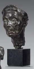 Tête de femme by Arno Breker, 1966, Épreuve en bronze à patine brune nuancée verte, fonte d'édition à cire perdue de E, sold Jun 2024