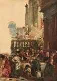 Les noces de Cana by Henri Fantin-Latour, Toile, sold Jun 2024