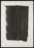 Composition abstraite by Hans Hartung, Lithographie en noir numérotée en bas à gauche et signée au crayon en bas à droite Edition, sold Jun 2022