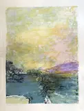 Hommage à Nobutaka Shikanai - 1991 by Zao Wou-ki, Lithographie en couleurs, sold Jun 2022