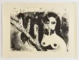DAVID LYNCH (Américain, né en 1946) Sans titre by David Lynch, 2007, Lithographie en noir sur papier Japon, dédicacée, sold Jun 2022