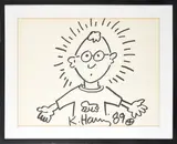 Keith HARING (Américain, né en 1958) Sans Titre by Keith Haring, 1989, Gouache et encre sur papier, sold May 2022