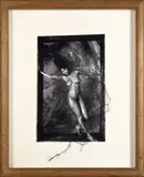 Uwe OMMER (Allemand, né en 1943) La marée haute by Uwe Ommer, Technique mixte (photographie et filet) datée et signée en bas à gauche, sold Mar 2022