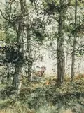 Le brâme by Arnaud Freminet, Aquarelle signée en bas à droite, sold Feb 2022