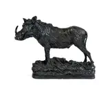 Phacochère by Francisco Bonilla Villalba, Bronze à patine brune, sold Feb 2022