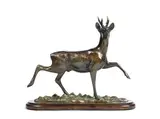Chevreuil au pas by Dany Coutinsouzas, Bronze à double patines, sold Feb 2022