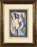 ALBERT GLEIZES (1881-1953) COMPOSITION, VERS 1923 by Albert Gleizes, Gouache sur papier, sold Nov 2021