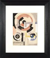 COMPOSITION VERS 1930 by Frantisek Kupka, Gouache sur papier, sold Nov 2021