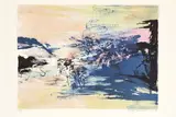 SANS TITRE by Zao Wou-ki, 1986, Lithographie signée et datée en bas à droite, sold Nov 2021