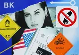 SANS TITRE, VERS 1997 by Peter Klasen, Collage sur papier signé en bas à droite, sold Nov 2021