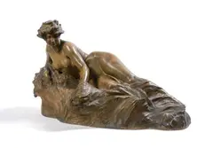La baigneuse by Raoul Larche, Terre cuite, sold Nov 2021