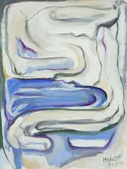 SANS TITRE by Philippe Hosiasson, 1974, Gouache sur papier signé et daté en bas à droite, sold Dec 2020