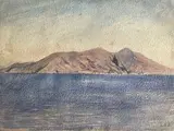 Paysage, le lac by Georges Victor-Hugo, Aquarelle sur papier, sold Jul 2025