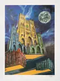 La cathédrale d'Amiens (Éditions de la gouttière, 2003) by Philippe Druillet, Affiche les couleurs du monde, sold Jul 2025