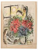La Chevauchée by Marc Chagall, 1970, Lithographie en couleurs sur vélin d'Arches, sold Jul 2025