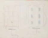 006d1977 by Claude Viallat, 1977, Fusain et crayon sur papier bristol quadrillé, sold Jul 2025