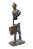 Selfie by Bruno Catalano, 2018, Épreuve en bronze patiné, sold Jul 2025