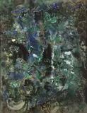 Lumière de l'été dans la forêt (Bourgogne) 1961 by André Marchand, Aquarelle, sold Dec 2023