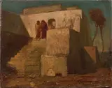 Scène orientaliste by François Chifflart, Toile d'origine, sold Nov 2023