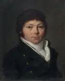Portrait d'homme by Henri Nicolas van Gorp, Panneau préparé, sold Nov 2023