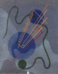 Composition abstraite by César Domela, Gouache, sold Nov 2023