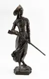Mlle de Verchère by Louis-Philippe Hébert, Bronze à patine foncée, sold Sep 2025