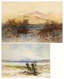 Sans titre - Paysage by Otto Reinhold Jacobi, Aquarelle, sold Sep 2025