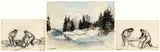 Sans titre - Paysage by Frederick Simpson Coburn, Pastel et fusain, sold Sep 2025